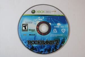Rock Band 2 (Microsoft Xbox 360, 2008) Authentic, Game Disc Only, Tested/Works